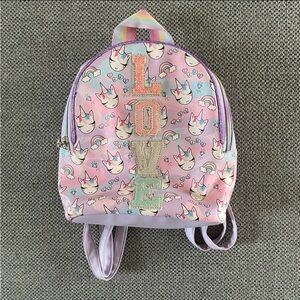 🦄 Kids Unicorn Backpack – Pink & Purple LOVE by OMG 🦄